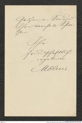 Nachlass Franz Steindachner, Brief von Möbius an Franz Steindachner (08.05.1900), Inv.Nr. 343.03, Seite 2